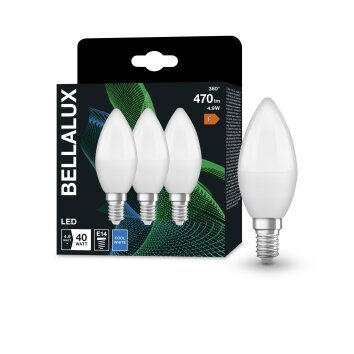 BELLALUX® CLB Set of 3 LED E14 4.9 Watt 4000 Kelvin 470 Lumen