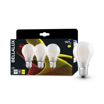 BELLALUX® CLA Set of 3 LED E27 11 Watt 2700 Kelvin 1521 Lumen
