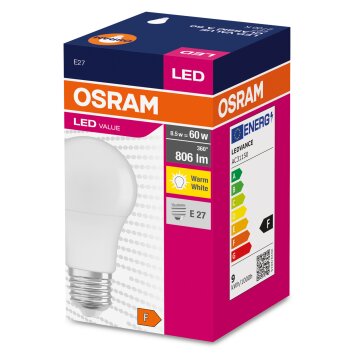 OSRAM CLASSIC A LED E27 8.5 Watt 2700 Kelvin 806 Lumen