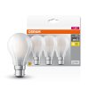 OSRAM CLASSIC A Set of 3 LED B22d 6.5 Watt 2700 Kelvin 806 Lumen