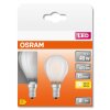 OSRAM LED Retrofit Set of 2 E14 4 Watt 2700 Kelvin 470 Lumen