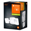 LEDVANCE Battery Outdoor Wall Light white, 2-light sources, Motion sensor