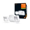 LEDVANCE Battery Outdoor Wall Light white, 2-light sources, Motion sensor
