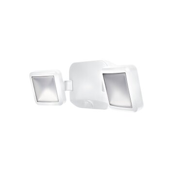 LEDVANCE Battery Outdoor Wall Light white, 2-light sources, Motion sensor
