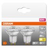 OSRAM LED STAR Set of 2 GU10 4.3 Watt 2700 Kelvin 350 Lumen
