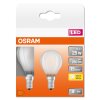 OSRAM LED Retrofit Set of 2 E14 2.5 Watt 2700 Kelvin 250 Lumen