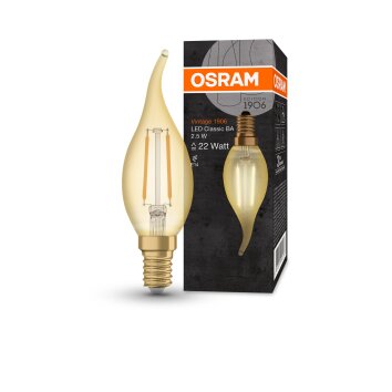 OSRAM Vintage 1906® LED E14 2.5 Watt 2400 Kelvin 220 Lumen