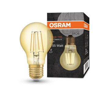 OSRAM Vintage 1906® LED E27 6.5 Watt 2400 Kelvin 650 Lumen