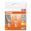 OSRAM LED Retrofit Set of 2 E14 4 Watt 2700 Kelvin 470 Lumen