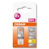 OSRAM LED PIN Set of 2 G9 1.9 Watt 2700 Kelvin 200 Lumen