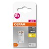 OSRAM LED BASE PIN Set of 3 G4 0.9 Watt 2700 Kelvin 100 Lumen
