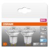 OSRAM LED STAR PAR16 Set of 2 GU10 4.3 Watt 4000 Kelvin 350 Lumen