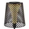 Globo SOLAR Table lamp LED black, 1-light source