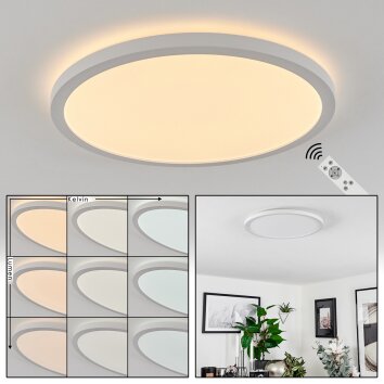 Sasinhosa Ceiling Light LED white, 1-light source, Remote control