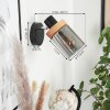 Azinhalinho Wall Light chrome, black, 1-light source
