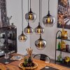 Azurara Pendant Light black, 6-light sources