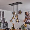 Azurara Pendant Light black, 6-light sources