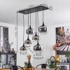 Azurara Pendant Light black, 6-light sources