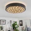 Agodim Ceiling Light LED black, white, 1-light source, Remote control, Colour changer