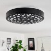 Agodim Ceiling Light LED black, white, 1-light source, Remote control, Colour changer