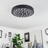 Agodim Ceiling Light LED black, white, 1-light source, Remote control, Colour changer