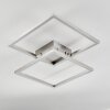 Relous Ceiling Light LED stainless steel, 2-light sources, Remote control, Colour changer