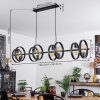 Theareabarivat Pendant Light anthracite, 8-light sources
