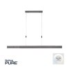 Paul Neuhaus PURE-MOTO Pendant Light LED grey, 3-light sources, Remote control