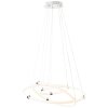 Brilliant Poolen Pendant Light LED silver, 1-light source, Remote control