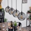 Kerang Pendant Light black, 4-light sources