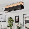 Sangkor Ceiling Light Ecru, black, 3-light sources