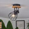 Tros Ceiling Light Ecru, black, 1-light source