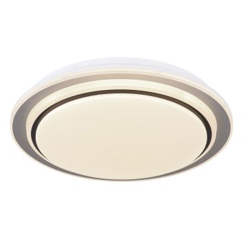 Globo FOPPA Ceiling Light LED white, 2-light sources, Remote control, Colour changer