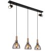 Globo MATTEA Pendant Light black, 5-light sources