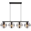 Globo TAMARA Pendant Light black, 4-light sources
