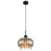 Globo CORRY Pendant Light black, 1-light source