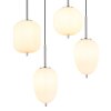 Globo BLACKY Pendant Light matt nickel, 6-light sources