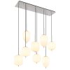 Globo BLACKY Pendant Light matt nickel, 8-light sources