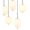 Globo BLACKY Pendant Light matt nickel, 8-light sources