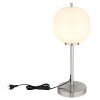 Globo BLACKY Table lamp matt nickel, 1-light source