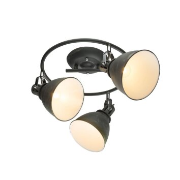 Globo ceiling light grey, 3-light sources