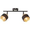 Brilliant Grove Ceiling Light black, 2-light sources