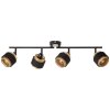 Brilliant Grove Ceiling Light black, 4-light sources