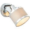 Brilliant Alexia Wall Light silver, 1-light source