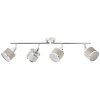 Brilliant Alexia Ceiling Light silver, 4-light sources