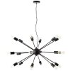 Brilliant Dree Pendant Light black, 18-light sources