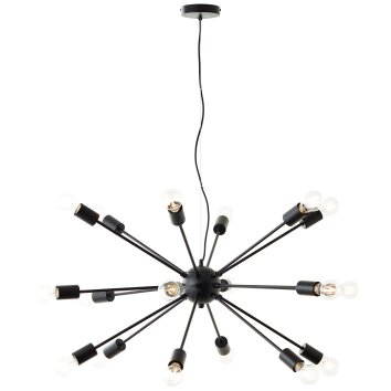 Brilliant Dree Pendant Light black, 18-light sources