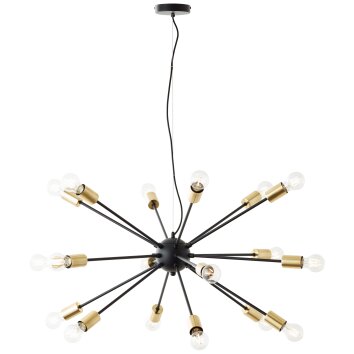 Brilliant Dree Pendant Light black, 18-light sources