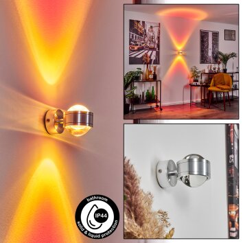 Indore Wall Light LED aluminium, 2-light sources