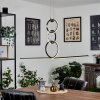 Chlak Pendant Light LED black, 3-light sources, Remote control